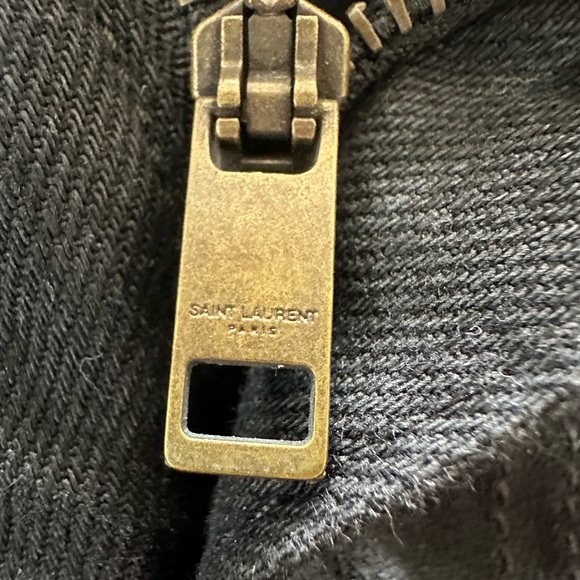 Saint Laurent DO5 women skinny mid rise jeans black sz:32 made in Italy - Picture 4 of 10